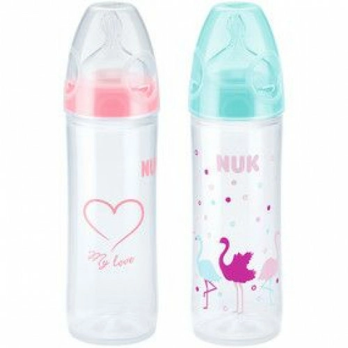 Бутылочка Нук Nuk New Classik Love PP с латексной соской FC 150мл размер 1 10743595 Бутылочки пластиковые 1 шт.