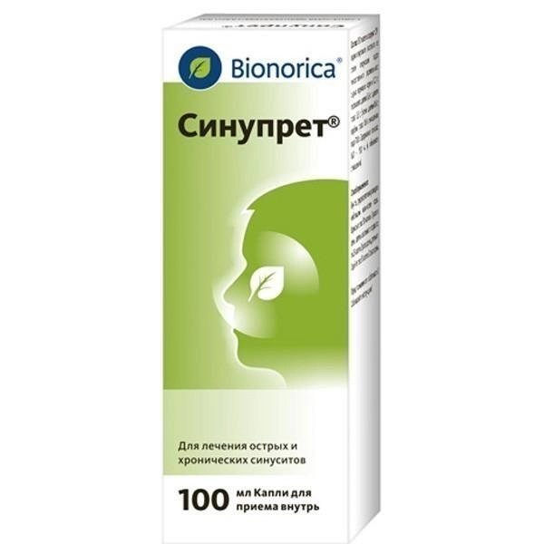 Синупрет Капли для внутреннего применения 100мл 1 шт.