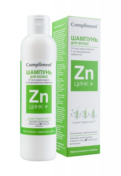 Шампунь для волос Zn+ Compliment Шампунь 200мл 1 шт.