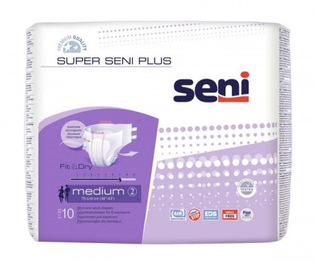 Урологические подгузники Super Seni Plus Medium 10 шт. Подгузники для взрослых 10 шт.