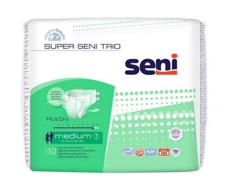 Урологические подгузники Super Seni Trio Medium 10 шт. Подгузники для взрослых 10 шт.