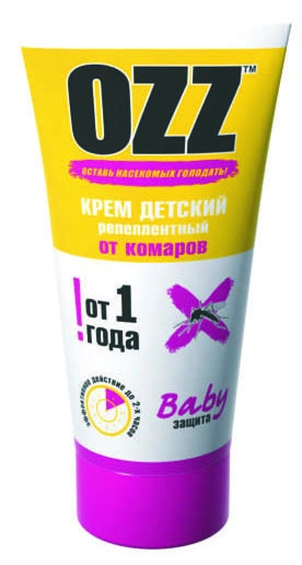 Крем репеллент детский от 1 года откомаров OZZ Крем 50 мл 1 шт.