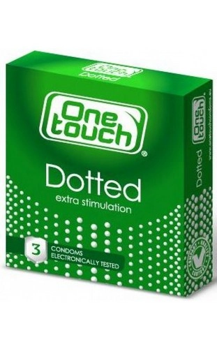 Презервативы One touch Dotted Презервативы с силиконовой смазкой 3 шт.