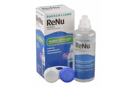 Раствор для контактных линз РеНю Мультиплюс Renu MultiPlus Растворы по уходу за контактными линзами 120мл 1 шт.