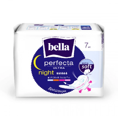 Ультратонкие прокладки Bella Perfecta Ultra Night 7шт. Прокладки ежедневные 7 шт.