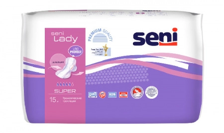 Урологические прокладки Seni Lady Super 15 шт. Прокладки 15 шт.