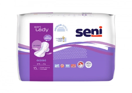 Урологические прокладки Seni Lady Plus 15 шт. Прокладки ежедневные 15 шт.