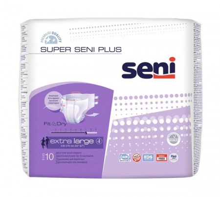 Урологические подгузники Super Seni Plus Extra Large 10 шт. Подгузники 10 шт.