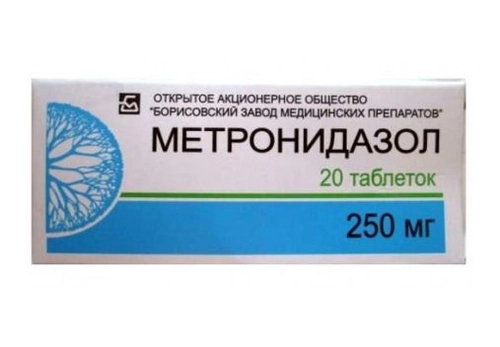 Метронидазол Таблетки 250мг 10 шт.