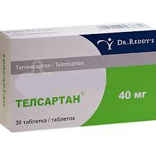 Телсартан Таблетки 40мг 30 шт.