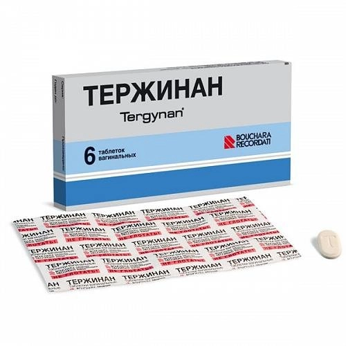 Тержинан Таблетки вагинальные 6 шт.