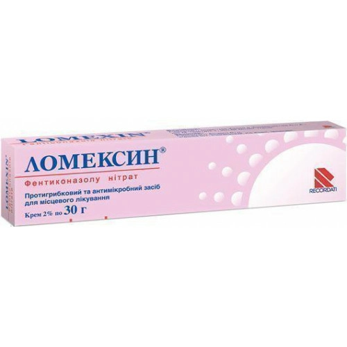 Ломексин Крем вагинальный 2% 30г 1 шт.