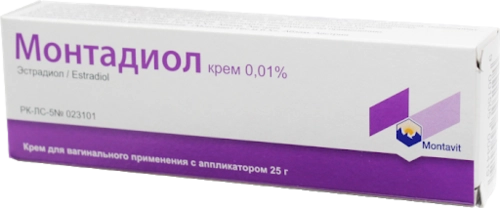 Монтадиол Крем вагинальный 0,01% 25г 1 шт.