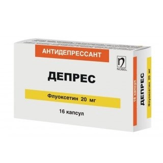 Депрес Капсулы 20мг 16 шт.