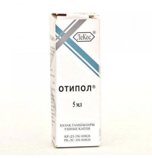 Отипол Капли ушные 5мл 1 шт.