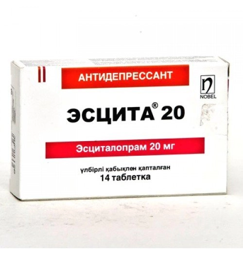 Эсцита 20 Таблетки 20мг 14 шт.