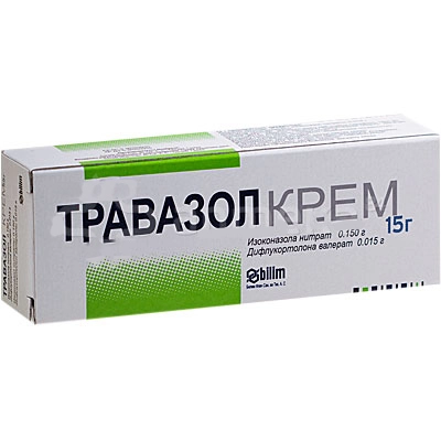 Травазол Крем 15г 1 шт.