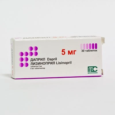 Даприл Таблетки 5мг 30 шт.